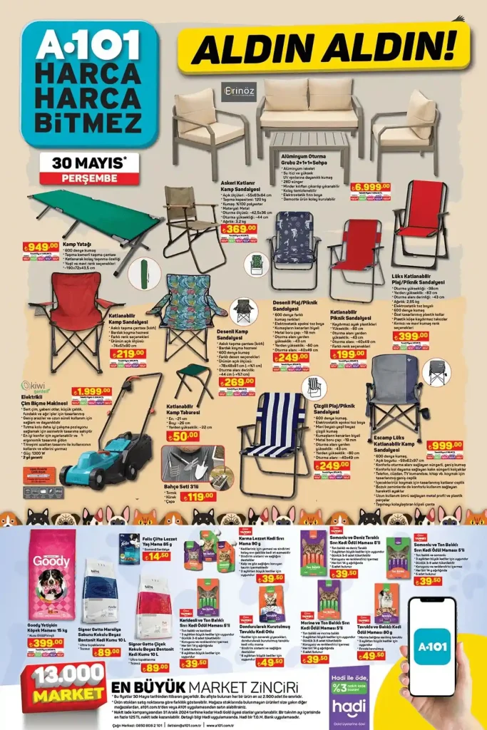 A101 30 Mayıs 2024 aktüel kataloğu