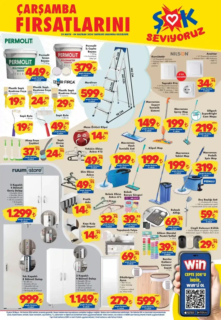 ŞOK 29 Mayıs 2024 aktüel ürünler