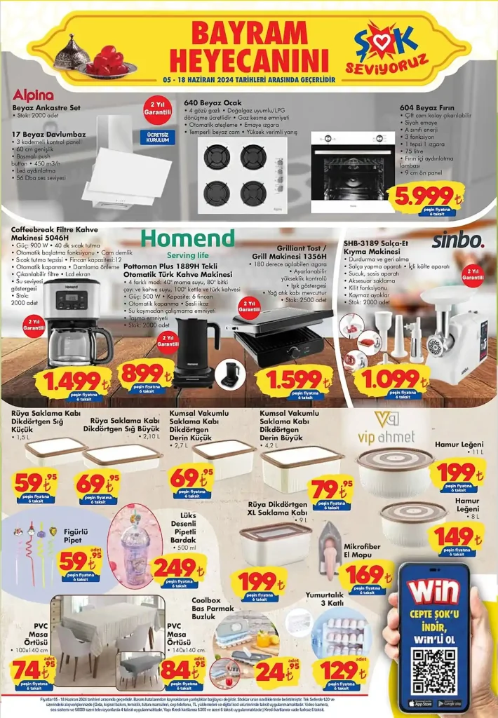 Şok 5 Haziran kataloğu yayınlandı! O tarihte market önünde kuyruk oluşacak